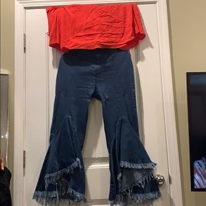 Flair leg jeans